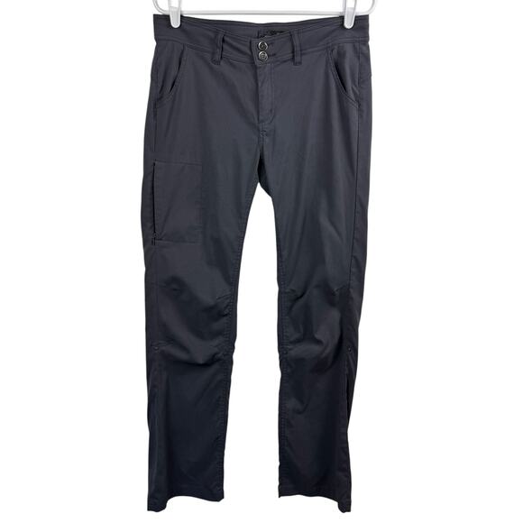 Women's prAna Halle Hem Roll Up Mid Rise Front Hip Pockets Nylon Hiking Pant 10 - Picture 1 of 10